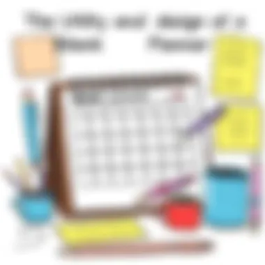 The Utility and Design of a Blank Calendar Planner Summary
