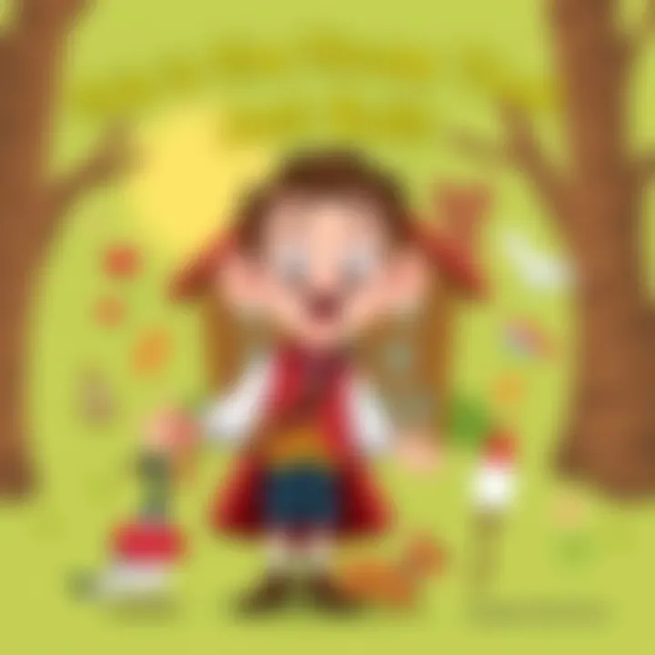 Visual representation of Jack with various elements of the poem