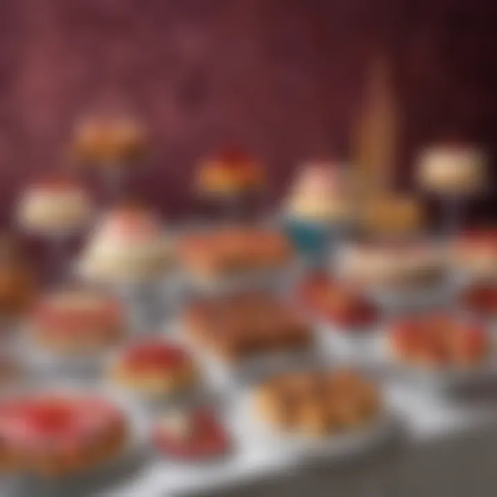 Indulgent Dessert Buffet Spread