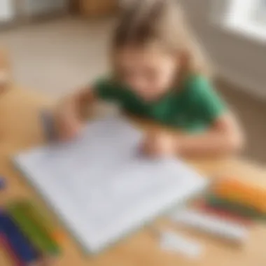 Innovative digital resources for preschool letter tracing activities