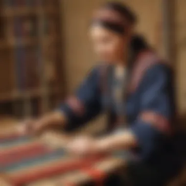 Artisan Heritage: Mapuche Weaving Tradition Traditional Mapuche Weaving Craft