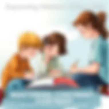 Children engaging in expressive writing