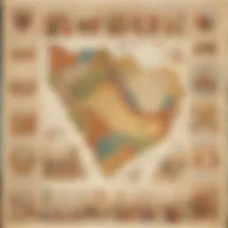 Illustration showcasing various Arabic dialects and their unique characteristics.