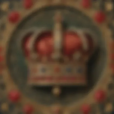 Ornate Tudor Crown Symbolizing Monarchical Power