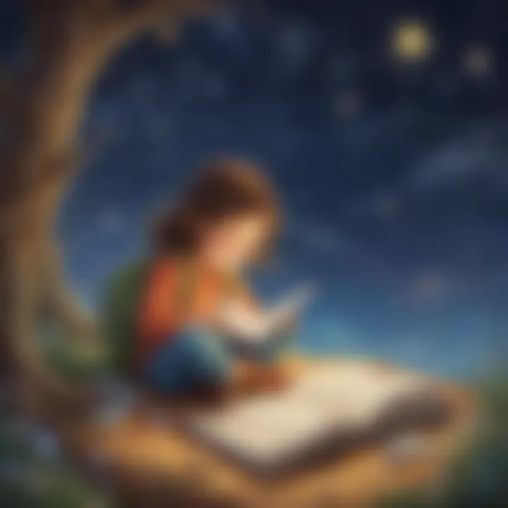 Creative artwork inspired by 'Twinkle, Twinkle, Little Star' showcasing children's imagination.