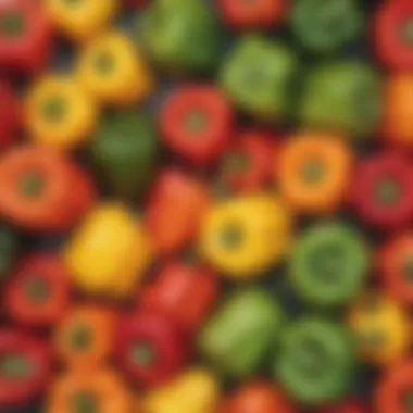 Colorful Bell Peppers Variety
