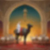 Symbolic representation of sacrifice in Eid al-Adha