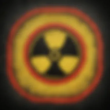 Toxic Chemical Hazard Symbol Illustration displaying hazard symbol for toxic chemicals