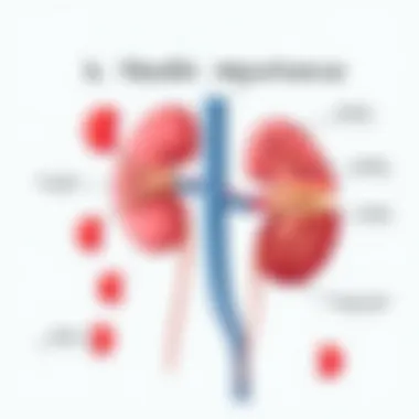 Visual representation of kidney functions and their importance in health