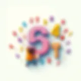 Illustration depicting the concept of number stories in education