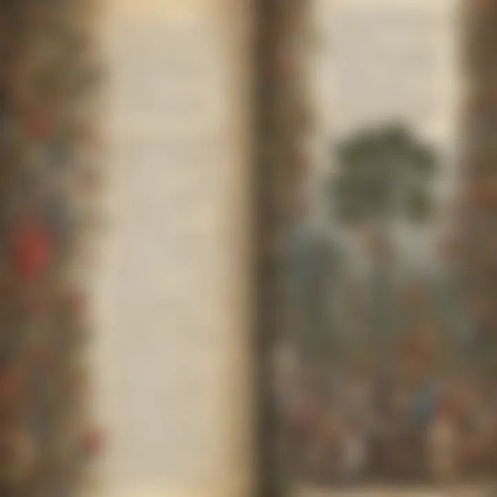 A visual comparison between prose and poetry.
