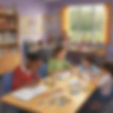 Syllable Tools for Educators A vibrant classroom setting demonstrating syllable tools.