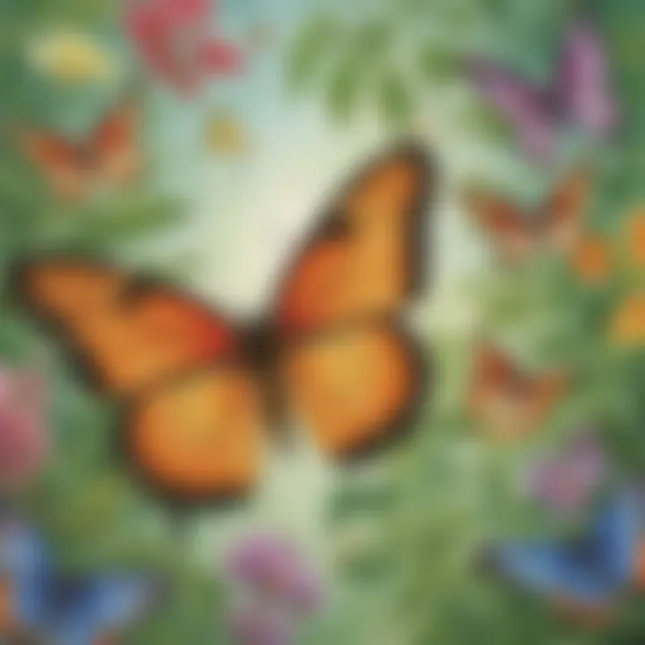 Educational materials about butterflies