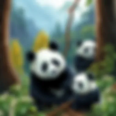 Conservation Efforts for Pandas Conservationists working to protect panda habitats