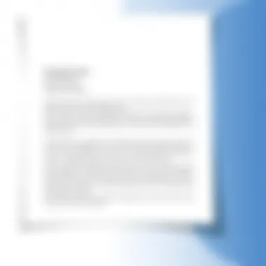 Example of a structured personal letter format