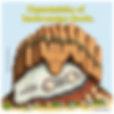 Characteristics of Sedimentary Rocks Sedimentary rocks in their natural environment, showcasing layering and fossil content.