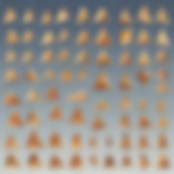 Illustration of triangles classified by angles