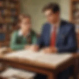 Conceptual illustration of tutoring