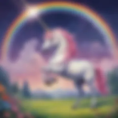 Sparkling Unicorn Rainbow Limbo