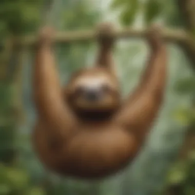 Ecological Role of Sloths Sloths in their natural habitat, highlighting their ecological role