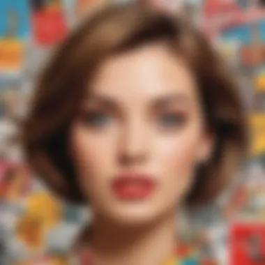 Collage Chronicles: Dynamic Pop Art Compilation Dynamic pop art collage showcasing various elements