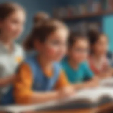Inspiring Young Minds with Kidlect Illustration of young minds being inspired and nurtured by Kidlect