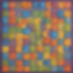 Illustration representing the concept of equivalent fractions as a puzzle