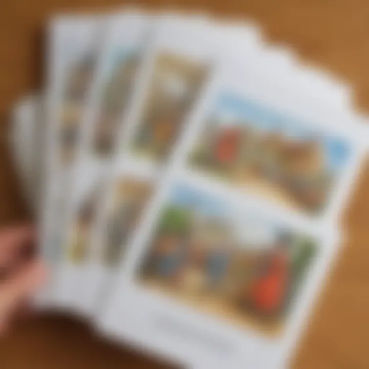 Interactive French culture flash cards