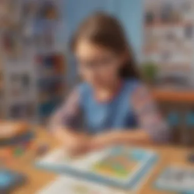Interactive Creative Projects on Kidlect Colorful and interactive creative projects displayed on Kidlect platform
