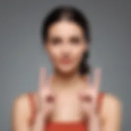 Elegant sign language gesture for 'please'