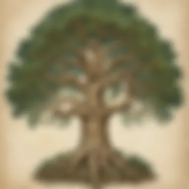 Ancient Tree heraldic symbol