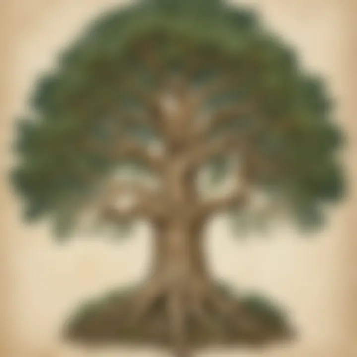 Ancient Tree heraldic symbol