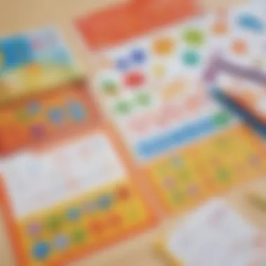Interactive Learning Tools for Early Maths Education Interactive maths tools and worksheets laid out for preschoolers