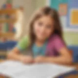 Colorful self-worth worksheet designed for children