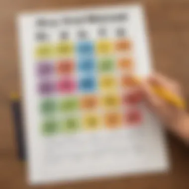 Illustration showcasing strategies for incorporating Sight Word Bingo Level 3 into learning routines