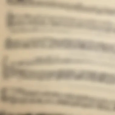 Sheet music with various note durations