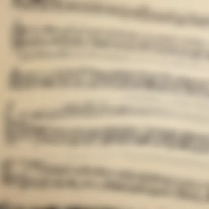 Sheet music with various note durations