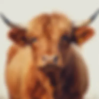 Highland Cow in Vibrant Colors Highland Cow in Vibrant Colors