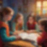 Vibrant storytelling session