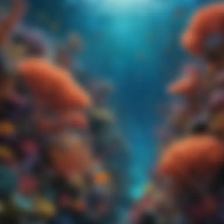 Vibrant Coral Reef Underwater