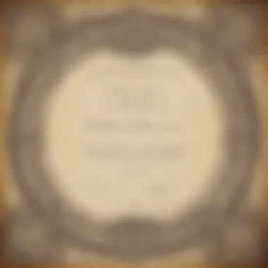 Vintage-Inspired Certificate Border