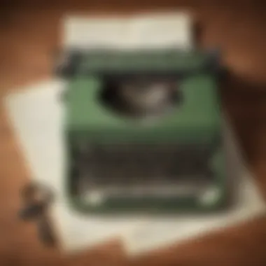 Nostalgic Echoes: Typewriter Tales Unveiled Vintage Typewriter Clacking Keys