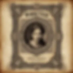 Vintage wanted poster template with ornate border