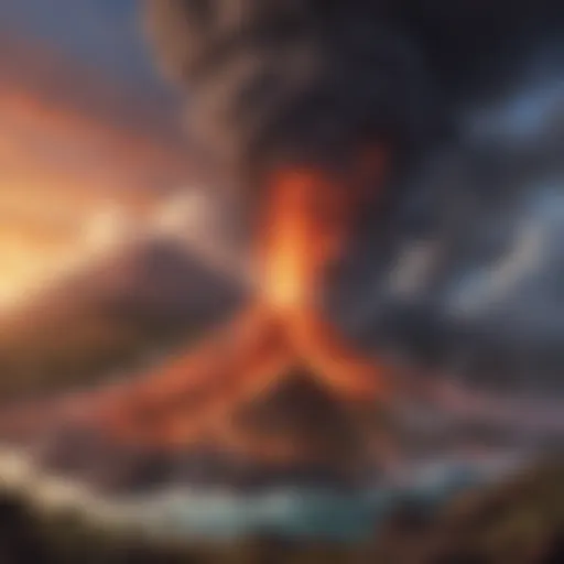 Volcano Eruption Educational Project