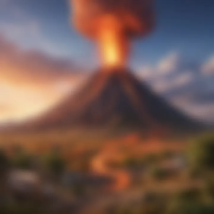 Volcano Eruption Simulation
