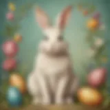 Whimsical Easter Bunny Card