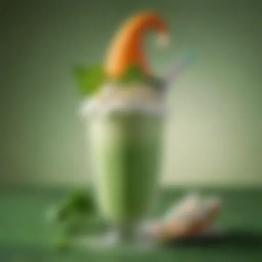 Whimsical Leprechaun Hat Milkshake