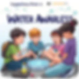 Children learning about water conservation