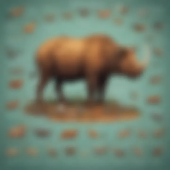 An infographic showcasing alarming statistics on wildlife loss and its implications