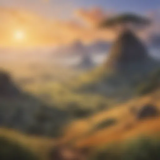 Ethereal Zulu Landscape